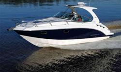 PICTURES ARE FACTORY BROCHURE PICTURES. THIS STOCK # FEATURES A 2011 MODEL YEAR WIDE BAND HULL BLACK COLOR Stock ID: N2141 Specs Length Overall (LOA): 31' LOA with Swim Platform: 31' (9.45m) Beam: 120 Deadrise: 19 Fuel Capacity: 125 Water Capacity: 40 Max