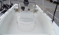 The Sea Pro 186 Is A Great Center Console Fishing Boat. This Sea Pro Fishing Boat Has Plenty Of Space For All Your Gear. Powered By A 135 Hp Mercury Engine, It Can Get You To Your Favorite Fishing Spot, Or Help You Discover A New One. This Is A Great