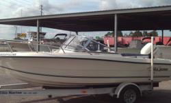 EXTREMELY CLEAN 2005 SEA BOSS 190 DUAL CONSOLE W/ 2005 JOHNSON 115HP FOUR STROKE ENGINE(283 HOURS)WE ARE THE ORIGINAL SELLING DEALER AND HAVE ALL SERVICE RECORDS.COMES WITH ALUMINUM TRAILER. OPTION INCLUDE BIMINI TOP, VHF RADIO,
NEW GARMIN 54DV GPS/DEPTH
