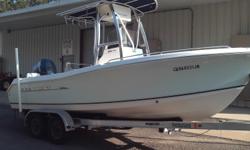 2007 SEAHUNT TRITON CENTER CONSOLE W/YAMAHA F150 FOUR STROKE
LESS THAN 100 HOURS. AND TANDEM AXLE ALUMINUM TRAILER.
OPTIONS INCLUDE;T-TOP W/ ELECTRONICS BOX, LOWRANCE GPS/DEPTH COMBO/ VHF RADIO, FULL BOAT COVER. BOAT IS IN EXCELLENT CONDITION.
Depth fish