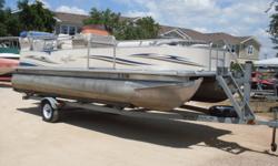 2007 Sunchaser 820 Fish, Evinrude 50HP e-Tech Two Stroke, Lowrance X-4 Fish Finder, Bimini Top, Docking Lights, and Single Axle Trailer.
Beam: 8 ft. 0 in.
Fuel tank capacity: 24
Max load: 2000
Standard features: ~ 23" Diameter Tubes w/ Lifetime Warranty