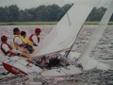 1991 E-Scow racing sailboat - 28 ft. + Galvanized Trailer